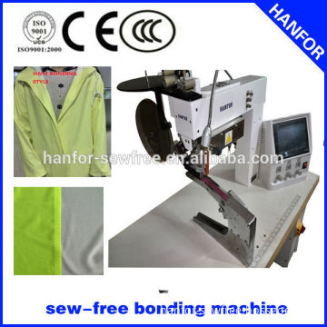 seamless sportswear bonding join lap side machine hf-601